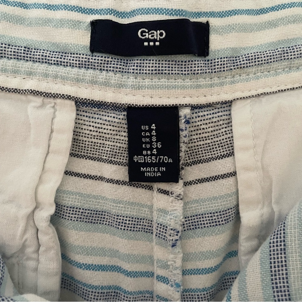 Gap Striped 3” Multicolor Mid Rise Shorts Size 4 - Picture 3 of 8
